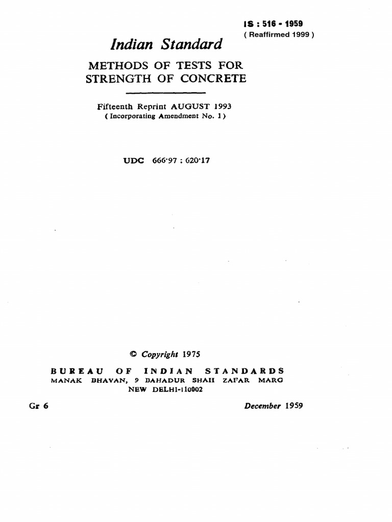 516 R | PDF | Strength Of Materials | Concrete