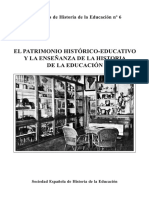6 El Patrimonio Histórico Educativo y La Enseñanza de La Historia de La Educación PDF
