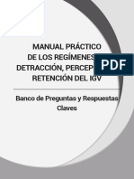 Manual Practico Detracción Retención y Percepción Del IGV PDF