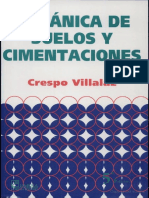 Mecanica Desuelos y Cimentaciones Crespo Villalaz PDF