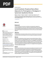 Adjuvant Local Anestesi PNB | PDF | Analgesic | Anesthesia