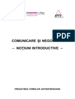 Comunicare Si Negociere