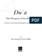 Dua The Weapon of The Believer - Abu Ammaar Yasir Qadhi PDF