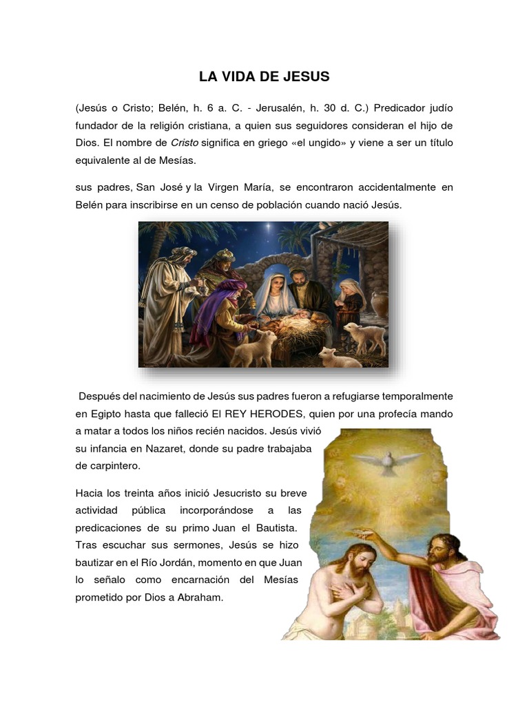 La Vida de Jesus | PDF