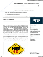 O Que É A NR10 - Mundo Da Elétrica PDF