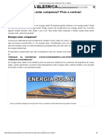 Investir Em Energia Solar Compensa_ Prós e Contras!