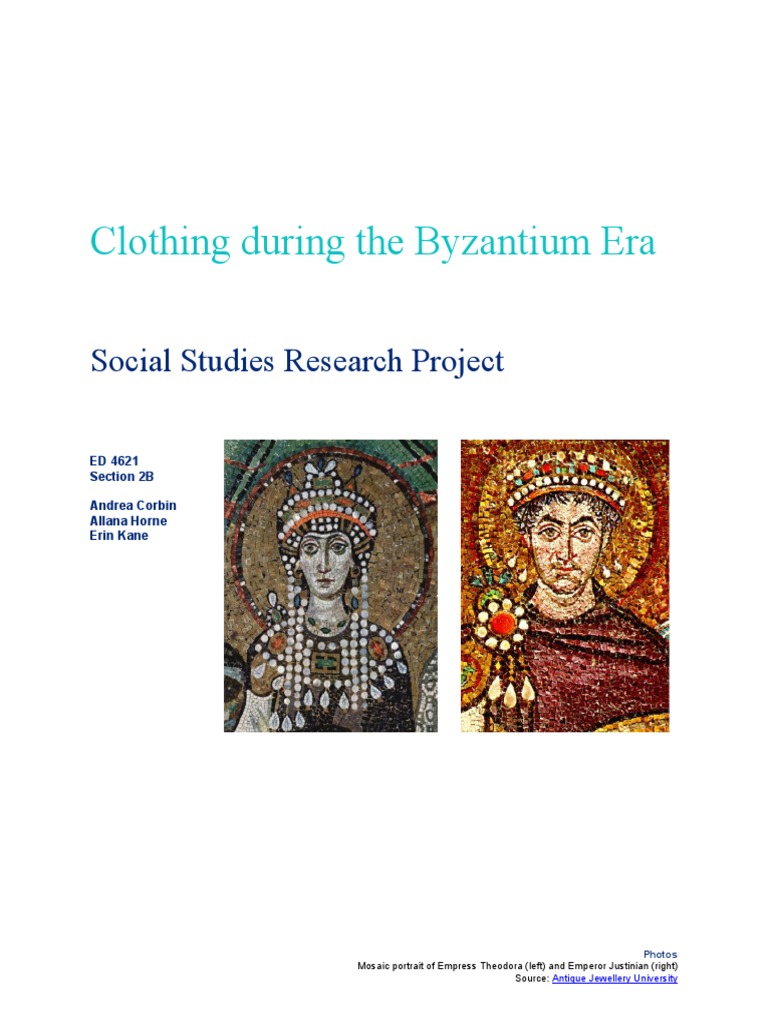 Decoding Social Status Through Clothing An Analysis of Attire Across Classes in Byzantine