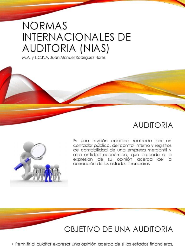 Normas Internacionales de Auditoria | PDF | Contralor | Auditoría ...