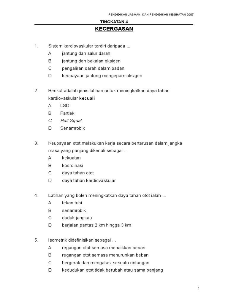 Soalan Pjpk Tingkatan 4 Pdf