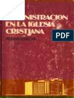 La Administración en La Iglesia Cristiana - W Calderon