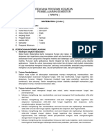 RPS Matematika Farmasi PDF