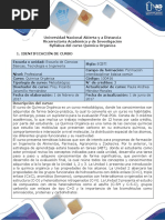 Syllabus Del Curso Química Orgánica