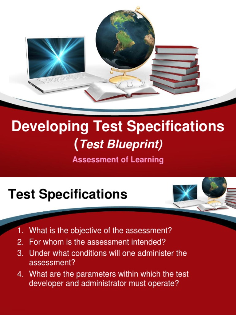 Test Blueprint for Educators | PDF | Computers
