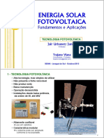 Curso Energia Solar Fotovoltaica PARTE 2 Tecnologia Fotovoltaica SENAI-JS 09-2013