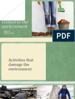 Trends Related to the Environment