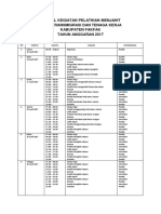 Jadwal Kegiatan Pelatihan Menjahit Tahun 2017