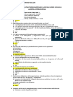 Banco de Preguntas Examen on Line Derecho Laboral y Previsional
