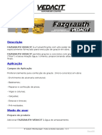 FAZGRAUTH Vedacit (Plastificante)