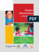 Sesiones Demostrativas A Tu Alcance PDF