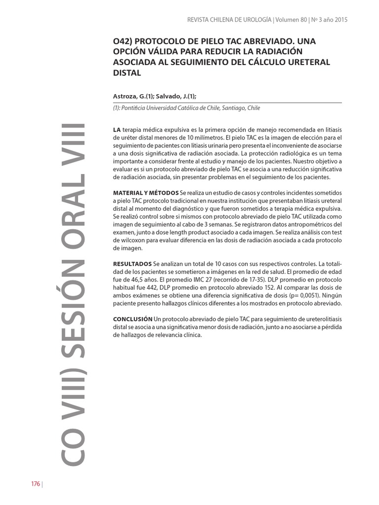 Protocolo Abreviado de Pielo TAC y Radiación | PDF | Ct Scan ...