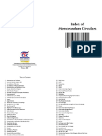 Index of Memorandum Circulars 1988-2015 PDF