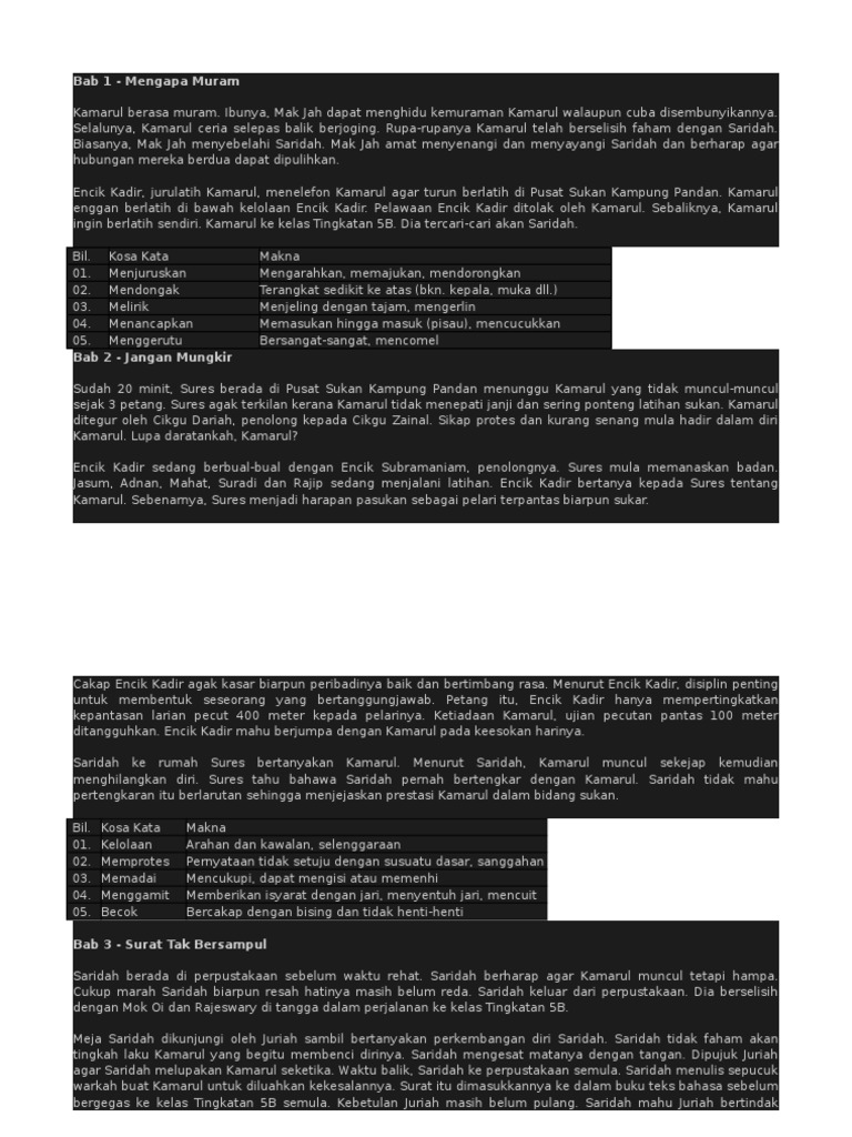 Ringkasan Bab Pelari Muda Pdf