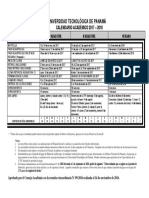 Utp Calendario Academico 2017 2018 PDF