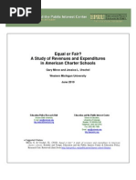 Equal or Fair? A Study of Revenues and Expenditures in American Charter Schools
