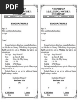1040+ Contoh Undangan Bona Taon Bahasa Batak Terbaru