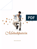 Mohabbatein Violin Sheet Music PDF