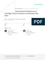 Validation of Finite Element Predictions of Cartil (1)