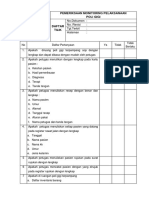 Cek List Monitoring Poli Gigi