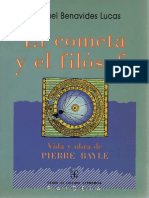Benavides Lucas M El Cometa y El Filosofo Vida y Obra de Pierre Bayle PDF