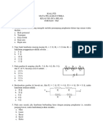 Soal PTS Fisika Kelas XII 2017-2018