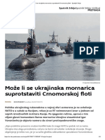 Može Li Se Ukrajinska Mornarica Suprotstaviti Crnomorskoj Floti