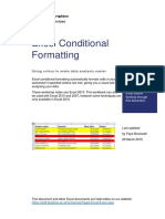 Excel Conditional Formatting (PC)
