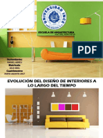 Evolución del diseño de interiores a lo largo del tiempo