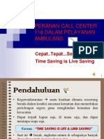 Peranan Call Center 118 Dalam Pelayanan Ambulans