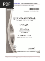 Soal Dan Pembahasan UN SMA Matematika IPA 2016 PDF