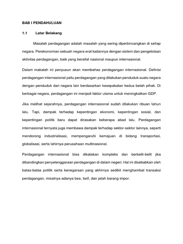 Makalah Bisnis Internasional