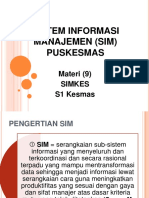 Sistem Informasi Manajemen (Sim) Puskesmas