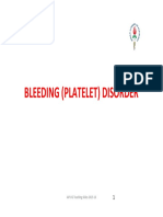 Bleeding (Platelet) Disorder: IAP UG Teaching Slides 2015 16