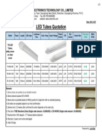 T8 LED Tubes With 2 Years Warranty PDF