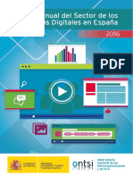 Informe Sector de Los Contenidos Digitales 2016