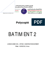 Polycopie BATIMENT-2 Master Genie Civil Kassoul PDF