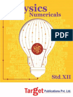STD 12 Physics Numericals