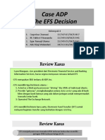 Kelompok 4 - Case ADP the EFS Decision