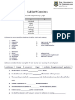 Academic Word List - Sublist 9 PDF