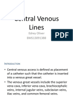 Central Venous Line and Abg Final
