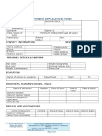 GWMS-Employment Application Form